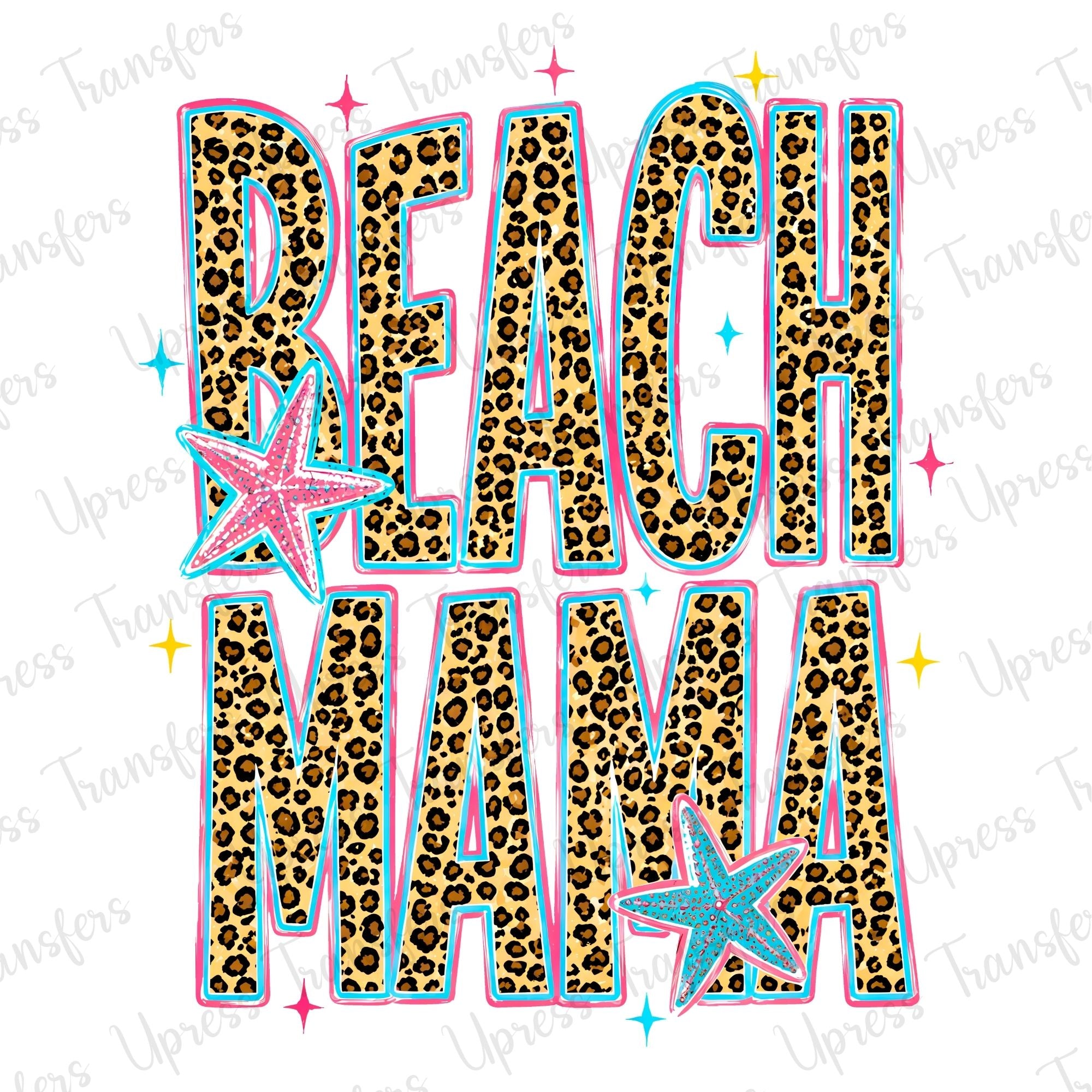 Trendy Beach Mama Doodle