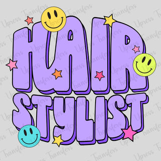 Trendy Bubble Font Hair Stylist