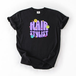Trendy Bubble Font Hair Stylist