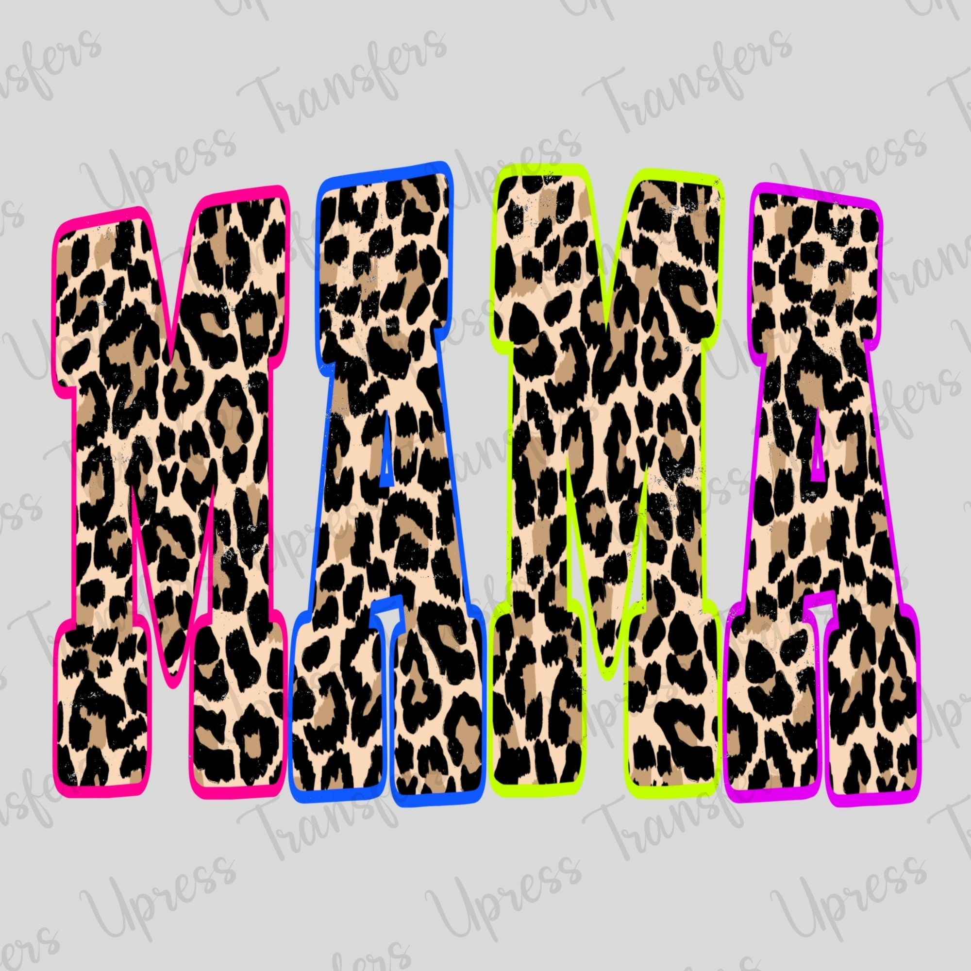 Trendy Cheetah Mama Multicolored – U Press Transfers