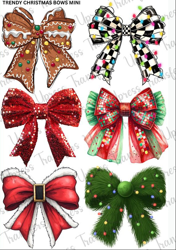 Trendy Christmas Bows Mini