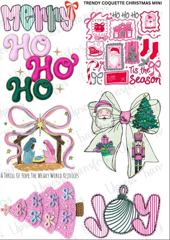 Trendy Coquette Christmas Mini