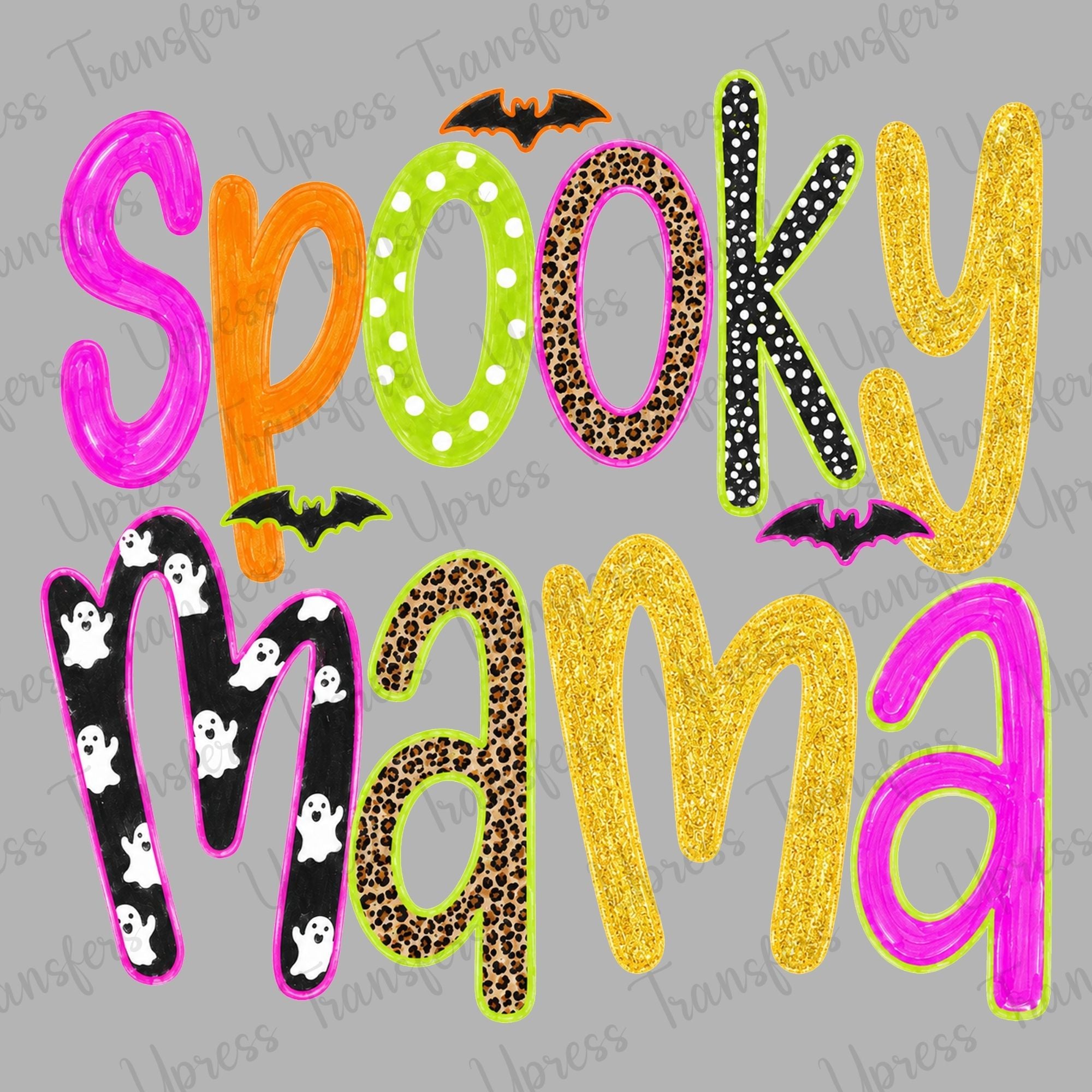 Trendy Doodle Spooky Mama