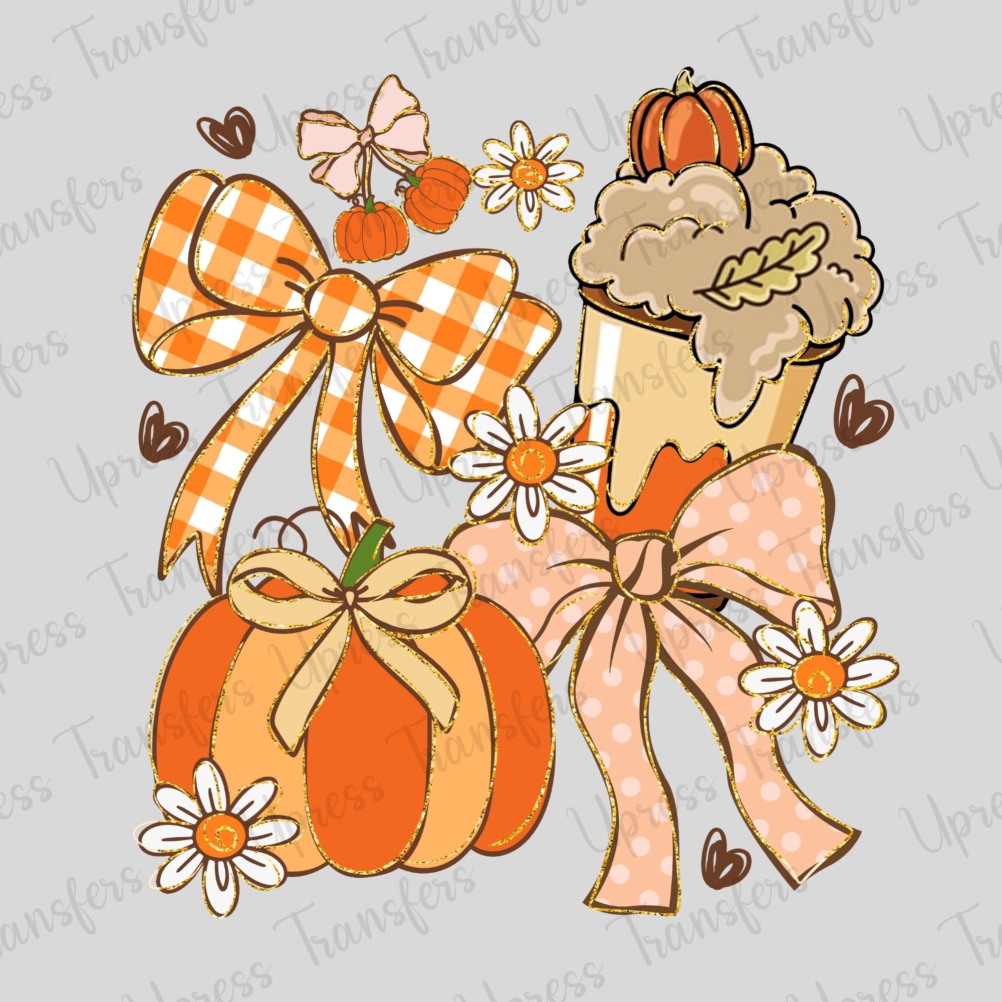 Trendy Fall Glitter Collage
