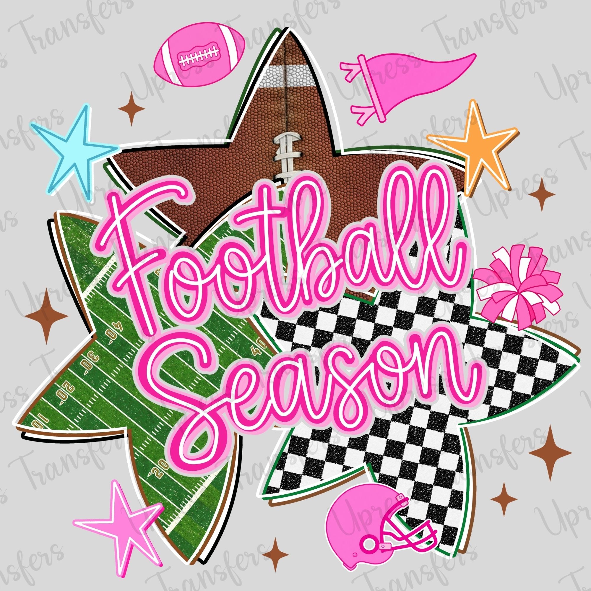 Trendy Football Season Stars