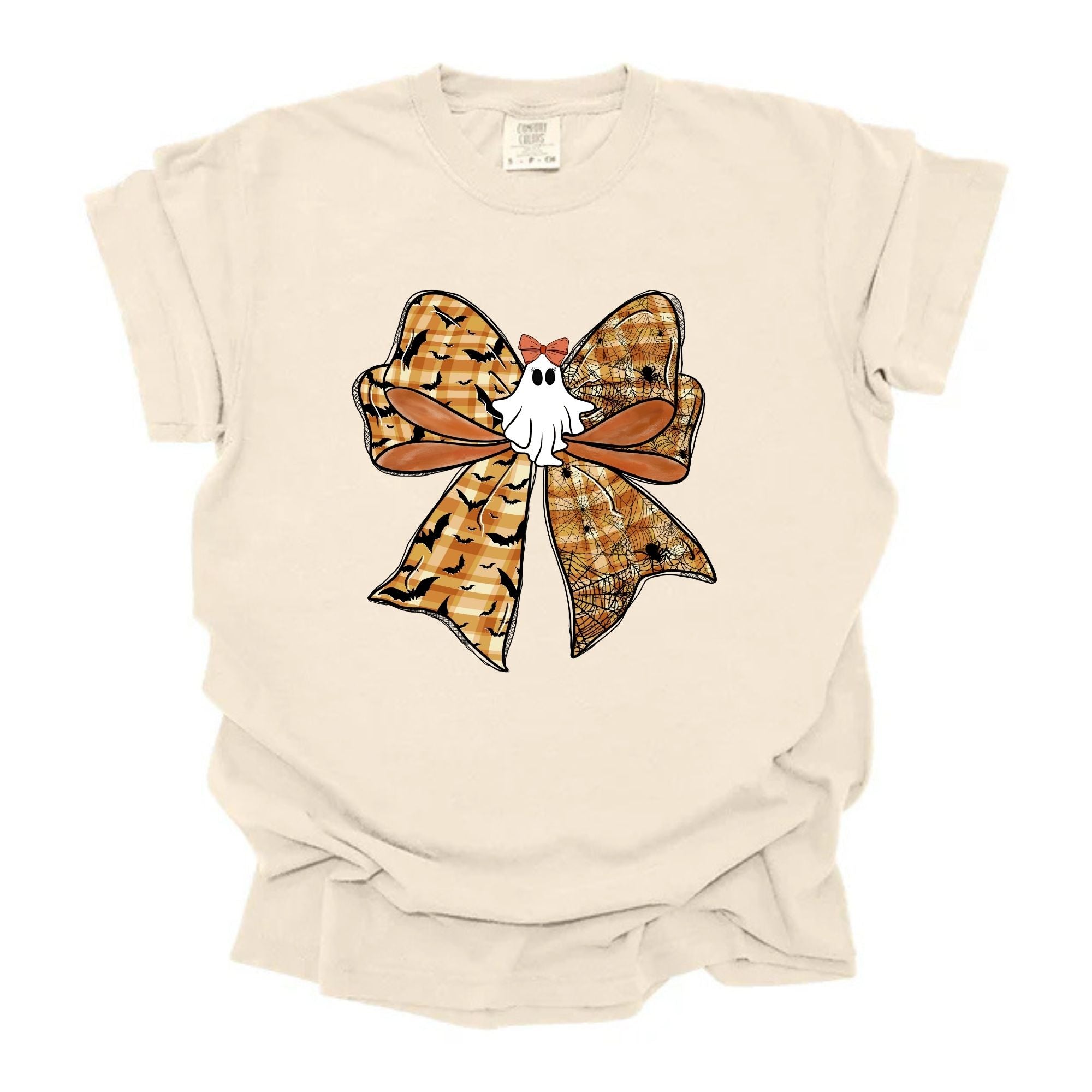 Trendy Halloween Bow With Ghost