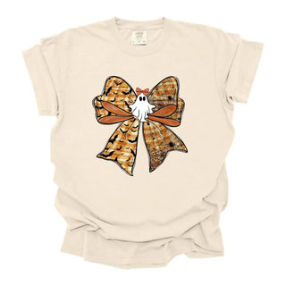 Trendy Halloween Bow With Ghost