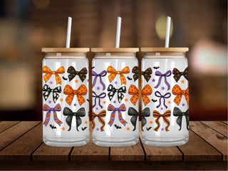 Trendy Halloween Bows 16 Oz Wrap