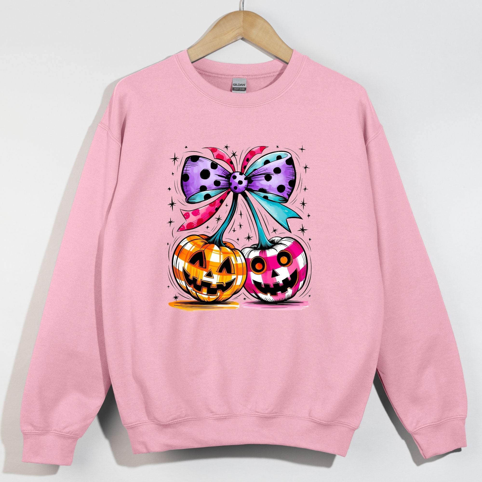 Trendy Halloween Cherries Patterned Pumpkins