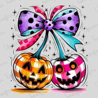 Trendy Halloween Cherries Patterned Pumpkins