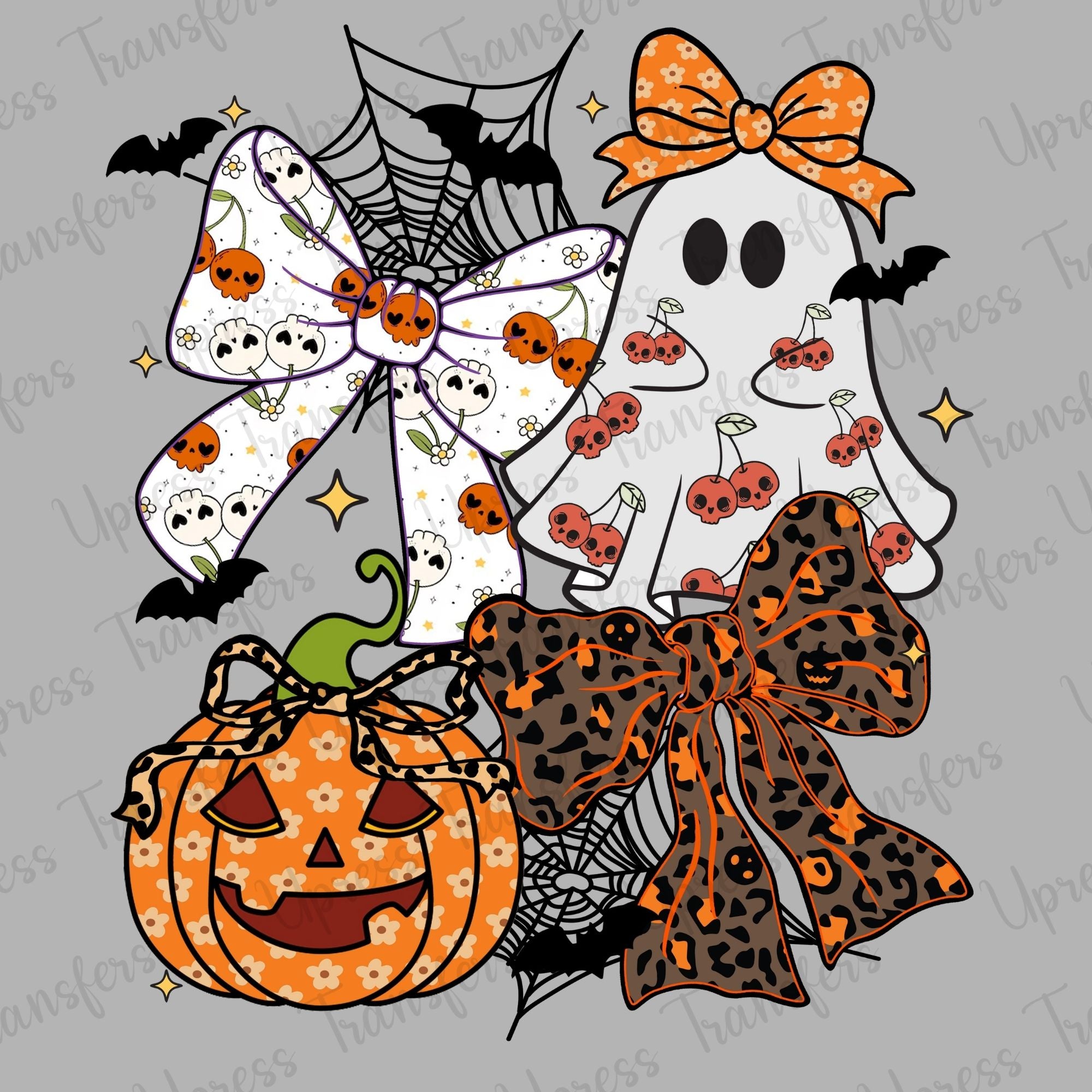 Trendy Halloween Patterns Cute Coquette Halloween