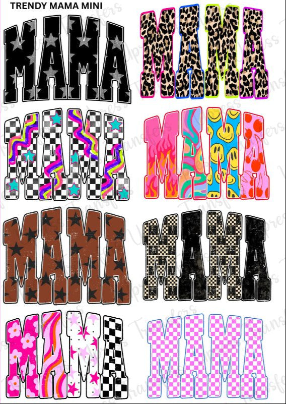 Trendy Mama Patterned Mini