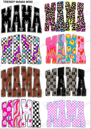 Trendy Mama Patterned Mini