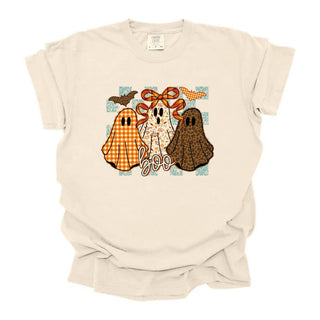 Trendy Patterned Ghosts Trio Checkered