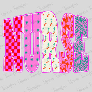 Trendy Patterned Nurse