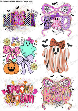 Trendy Patterned Spooky Mini
