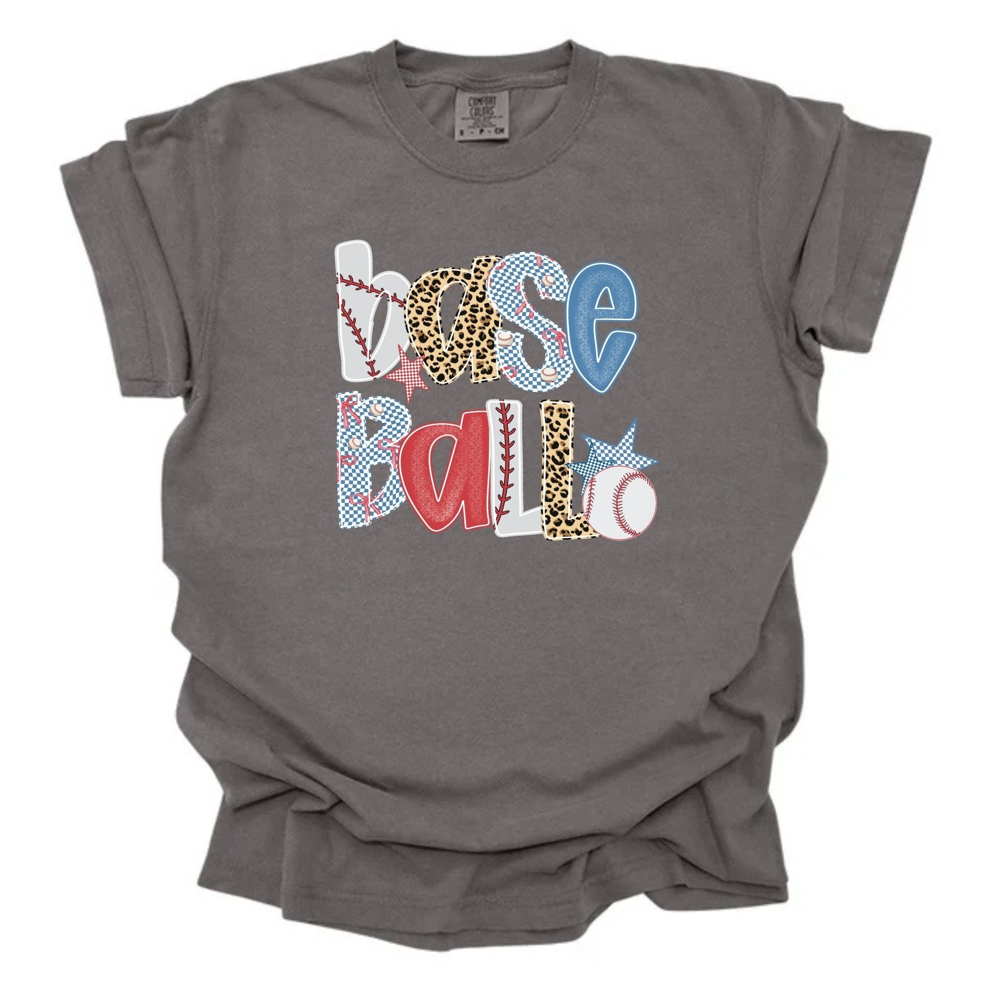 Trendy Preppy Patterns Baseball Stacked