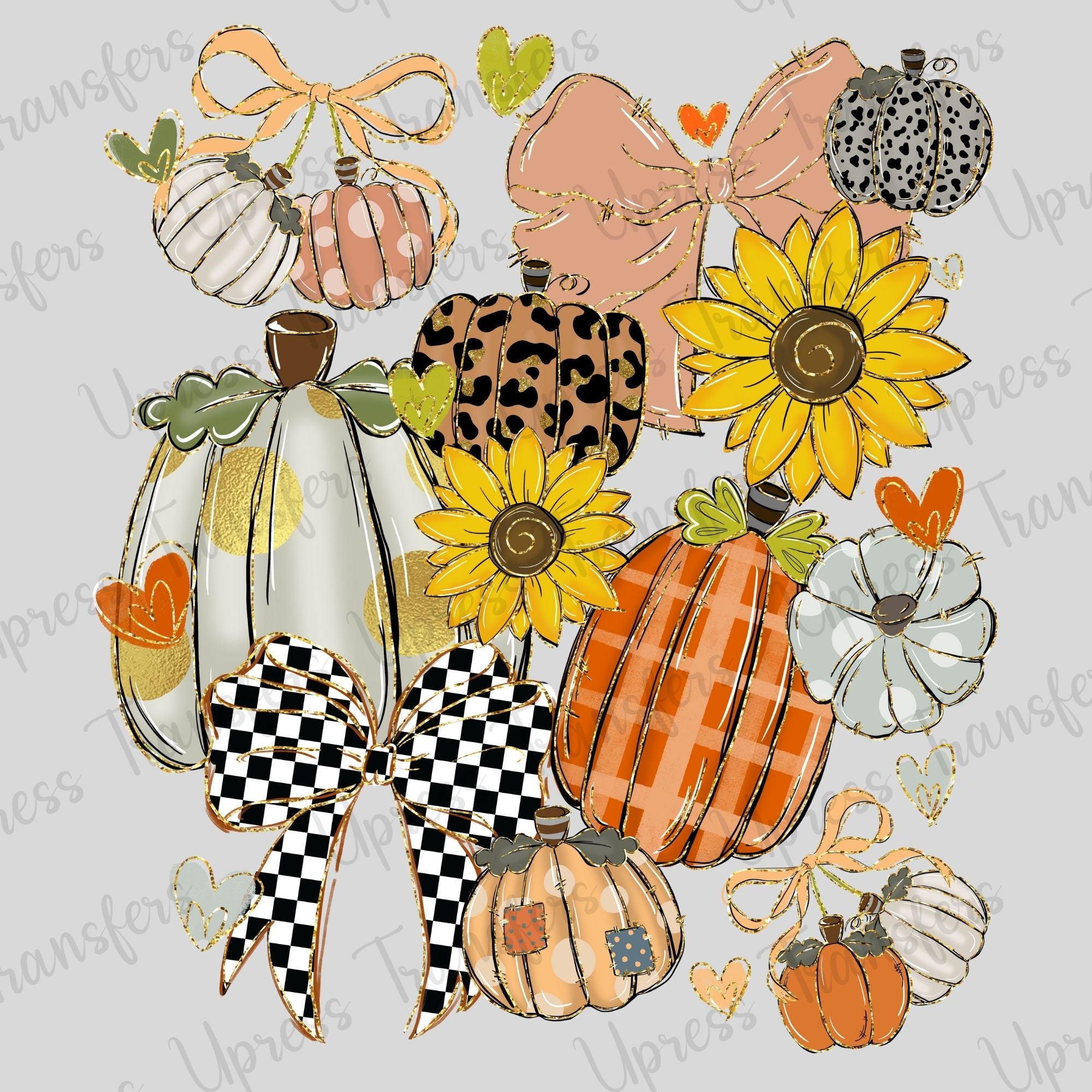 Trendy Pumpkin Collage