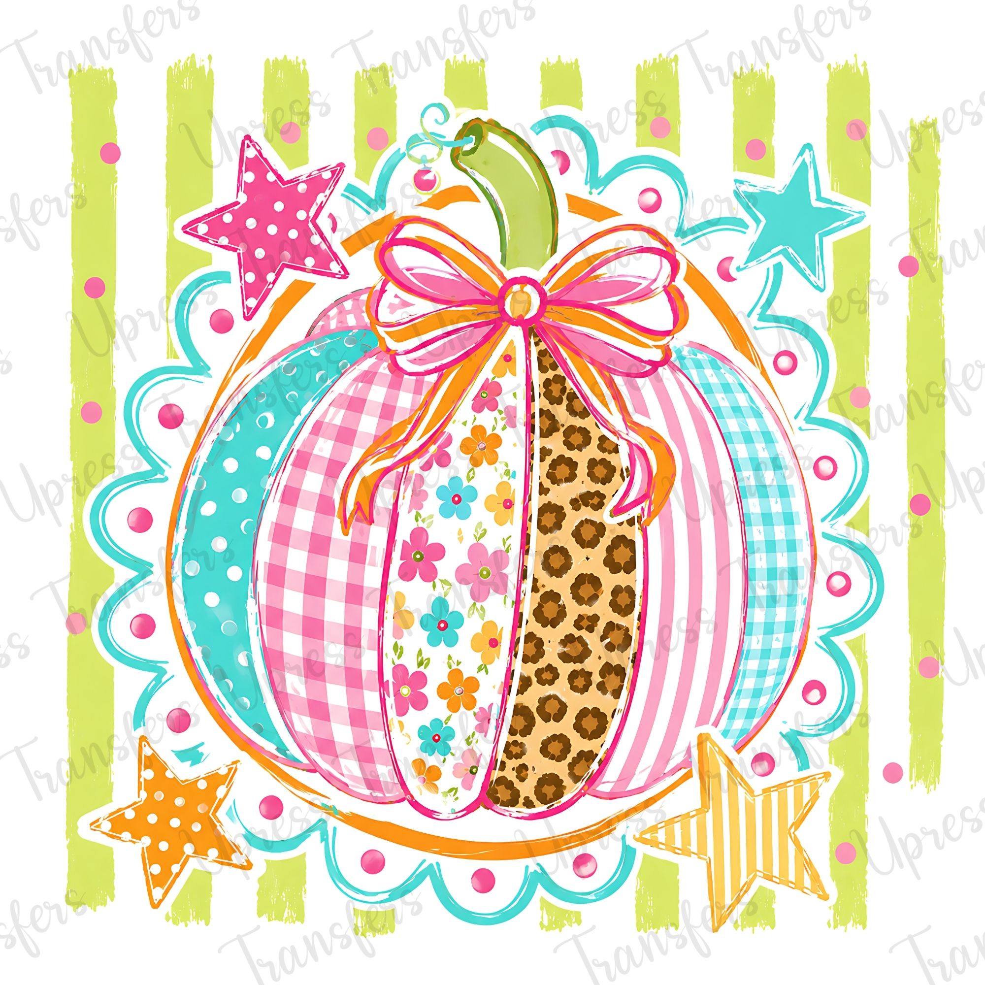 Trendy Pumpkin Doodle