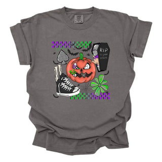 Trendy Purple Green Halloween