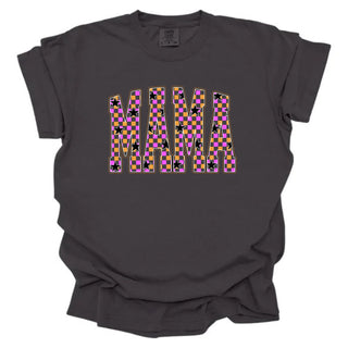 Trendy Purple and Orange Mama