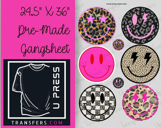 Trendy Smiley Pattern Mini