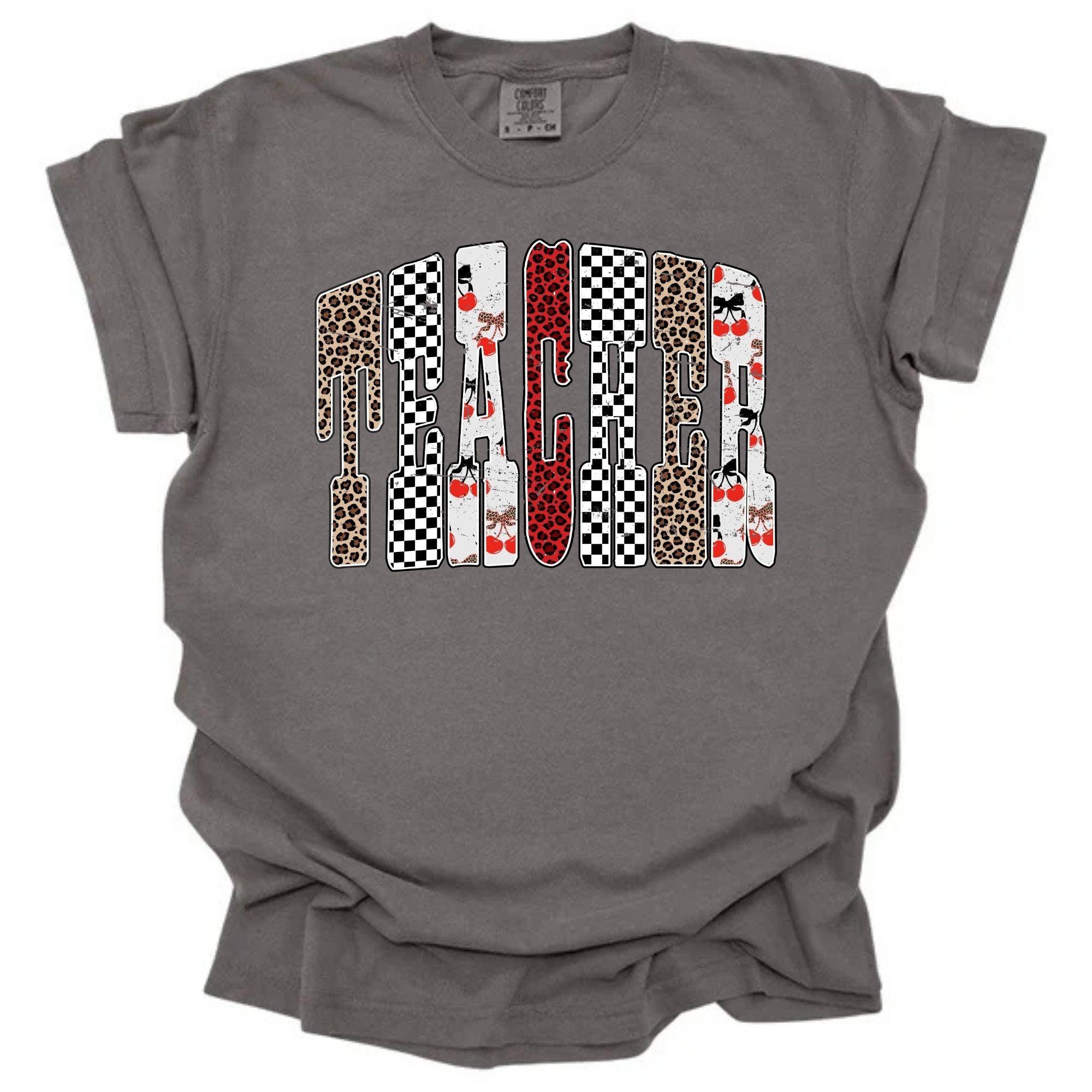 Trendy Teacher Patterned Letters