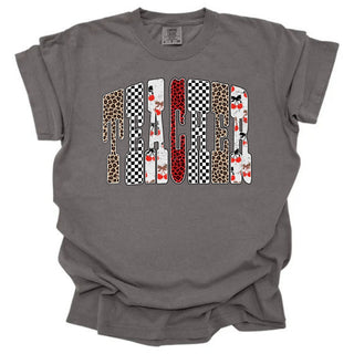 Trendy Teacher Patterned Letters