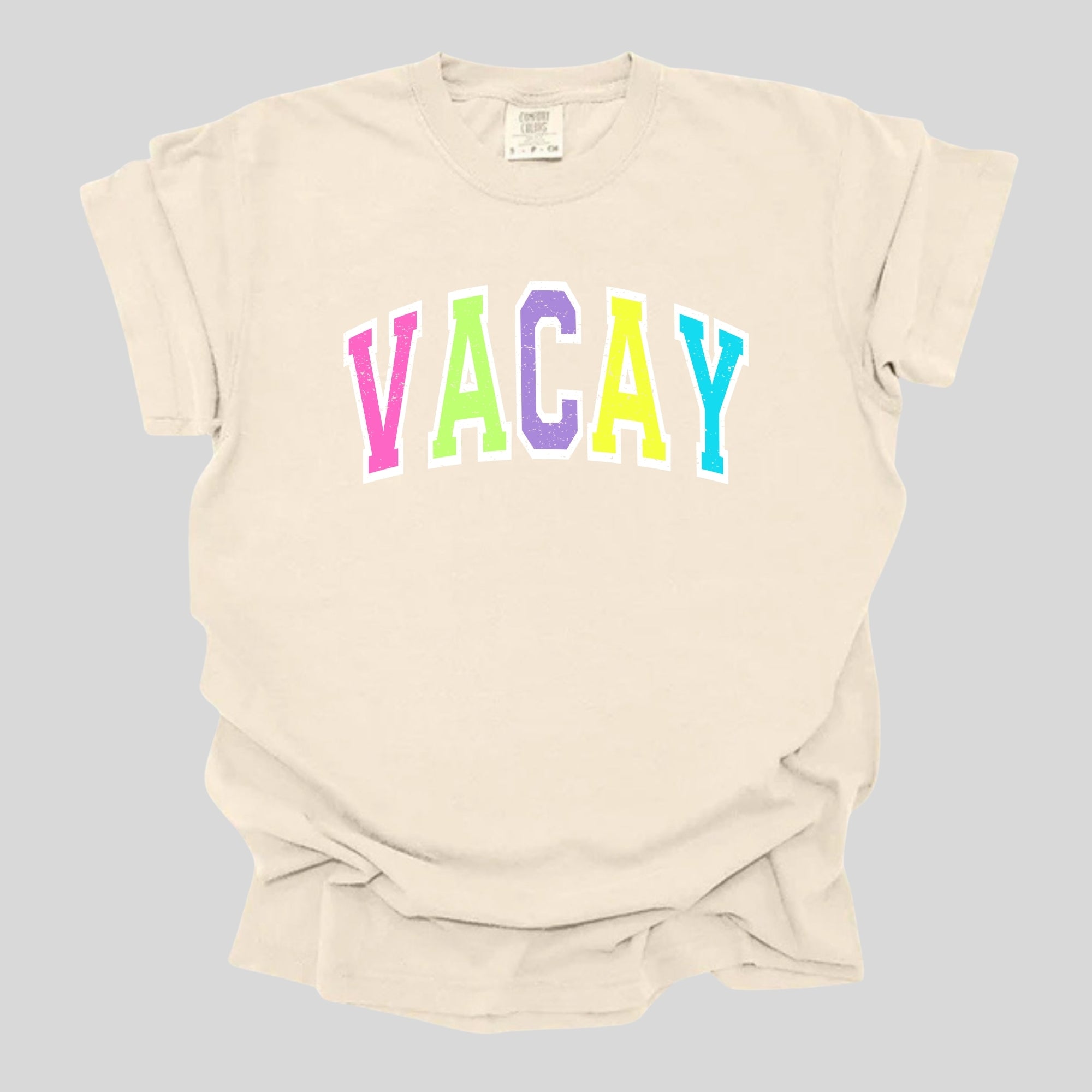 Trendy Varsity Multicolored Vacay