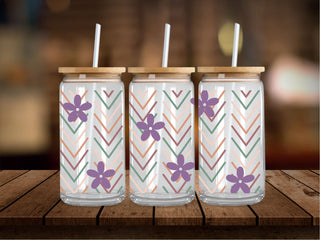 Tribal Flowers 16 Oz Wrap