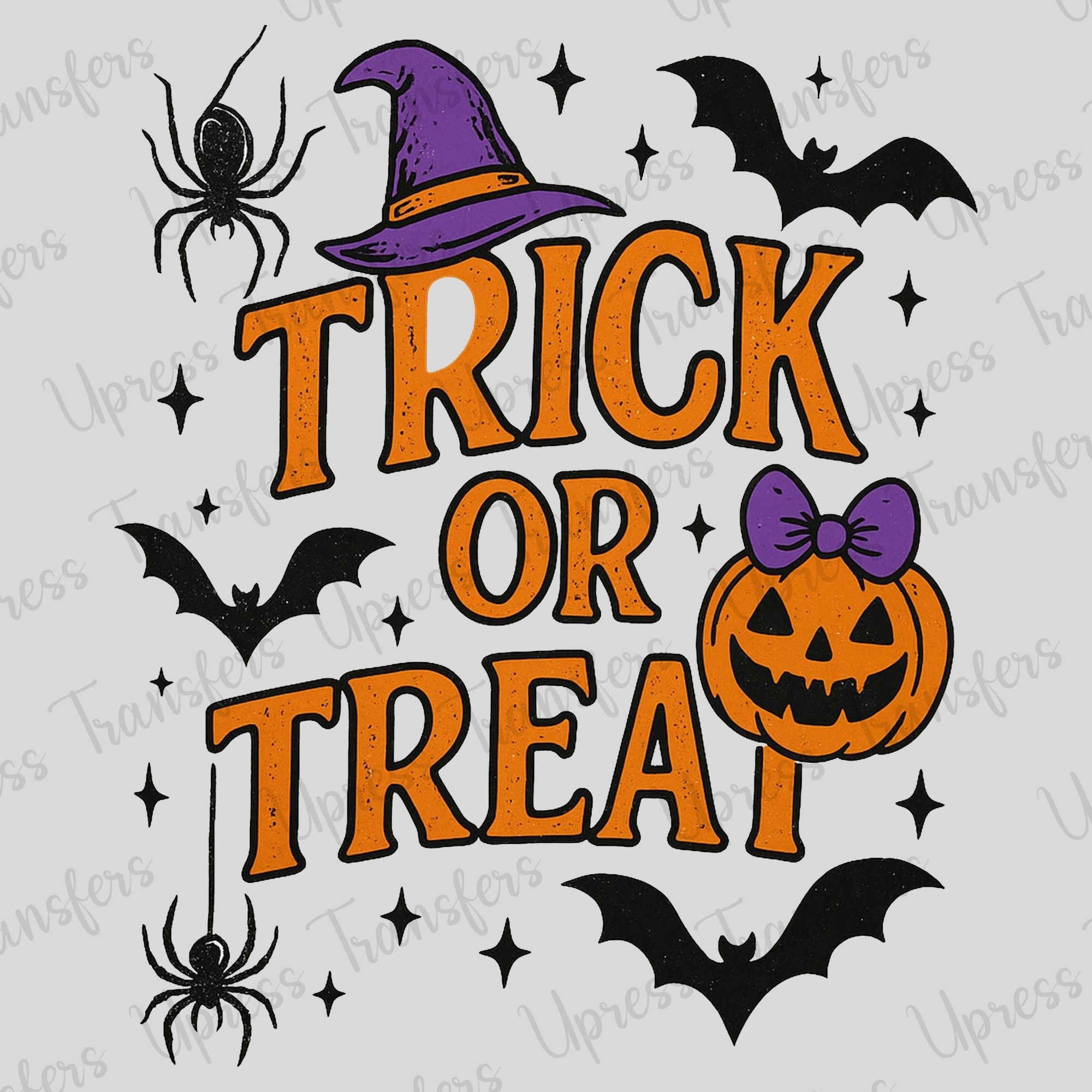 Trick Or Treat Orange and Purple