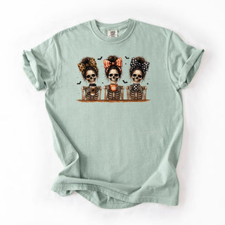 Trio Coffee skeleton Drinkers