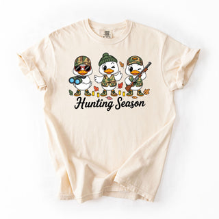 Trio Ducks Going Hunting