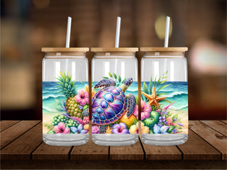 Tropical Sea Turtle 16 Oz Wrap