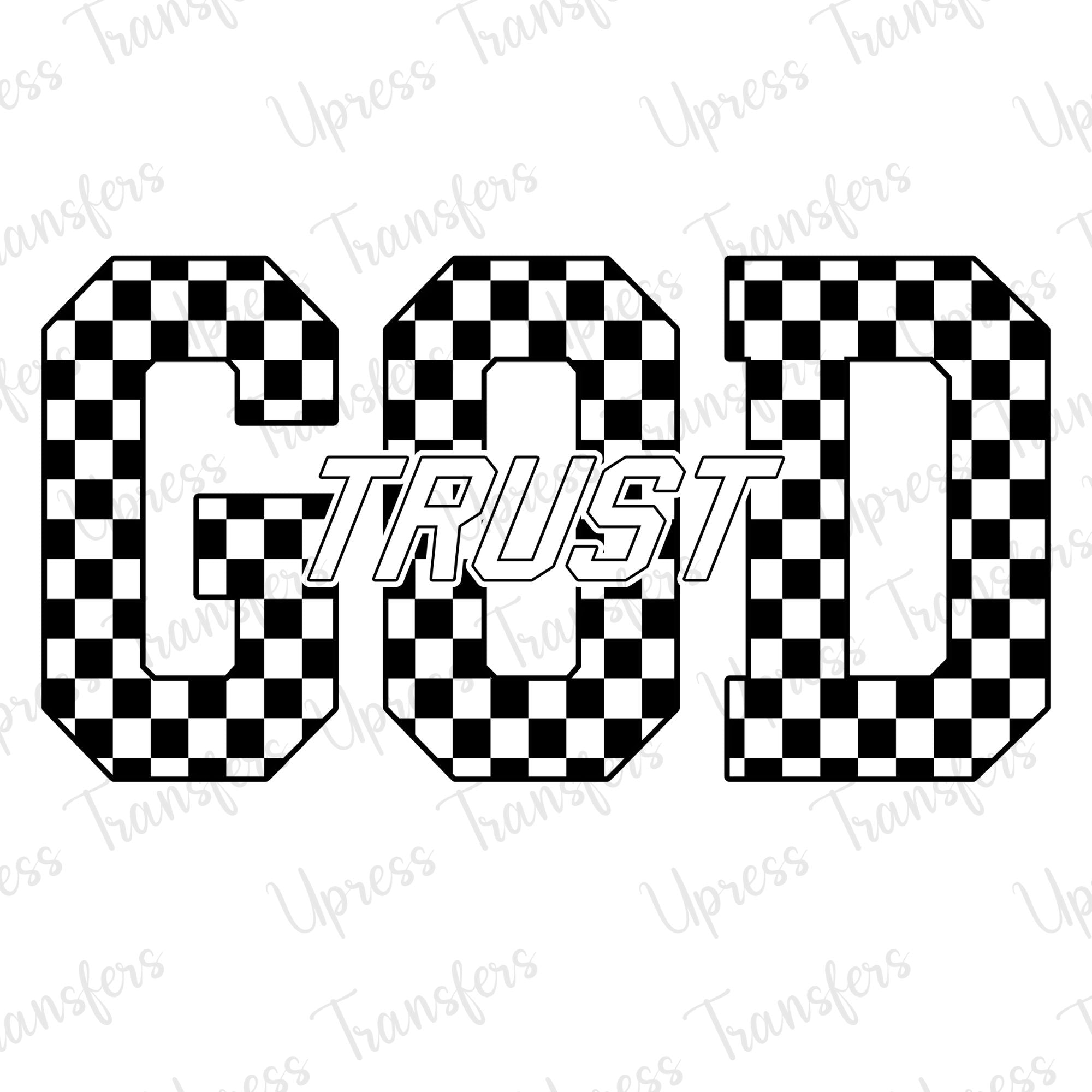 Trust God Checkered
