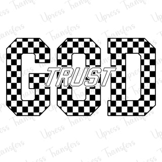 Trust God Checkered