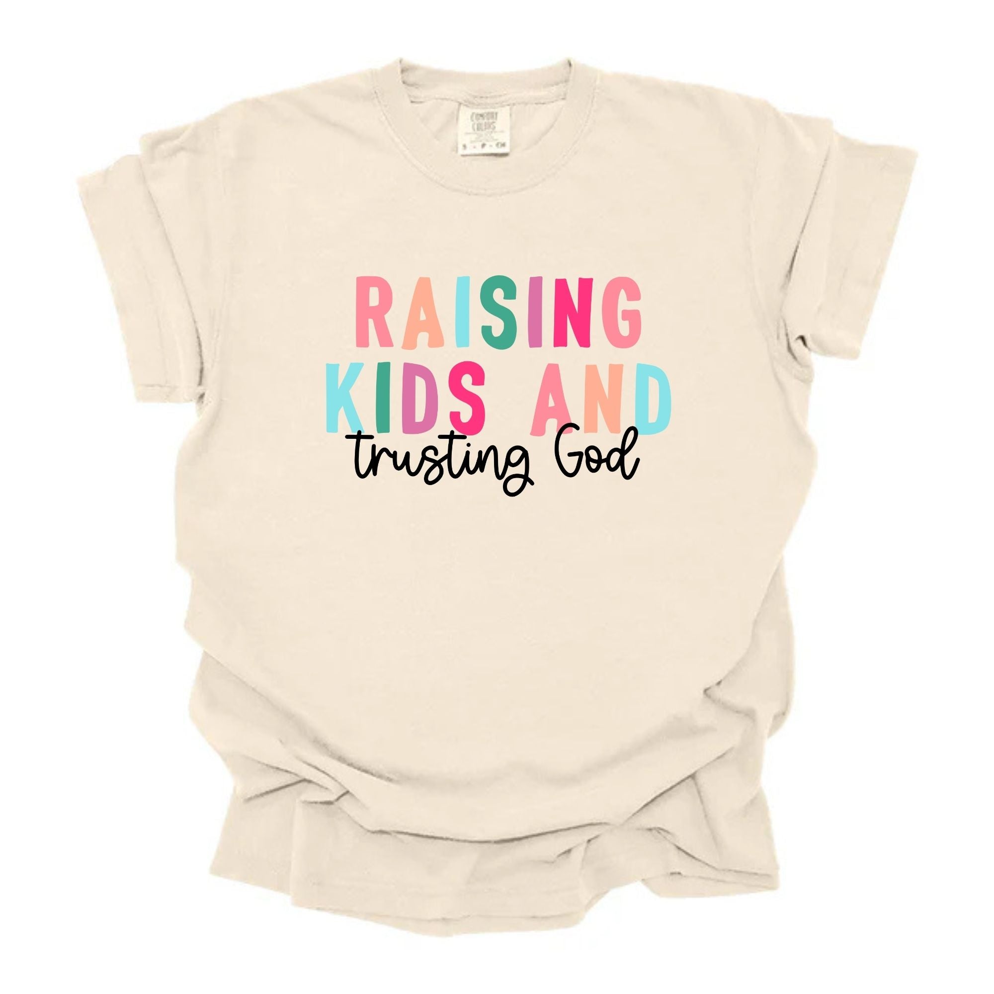 Trusting God Multicolored Script