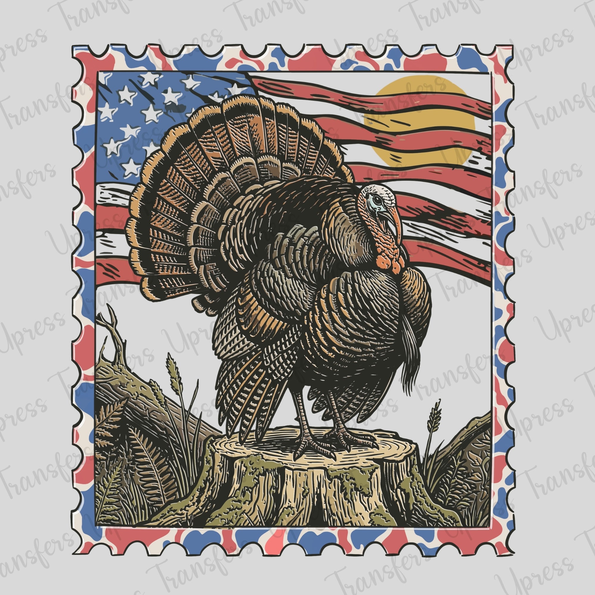 Turkey Stamp To The Right
