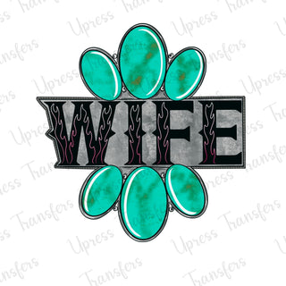 Turquoise Trendy Jewel Wife