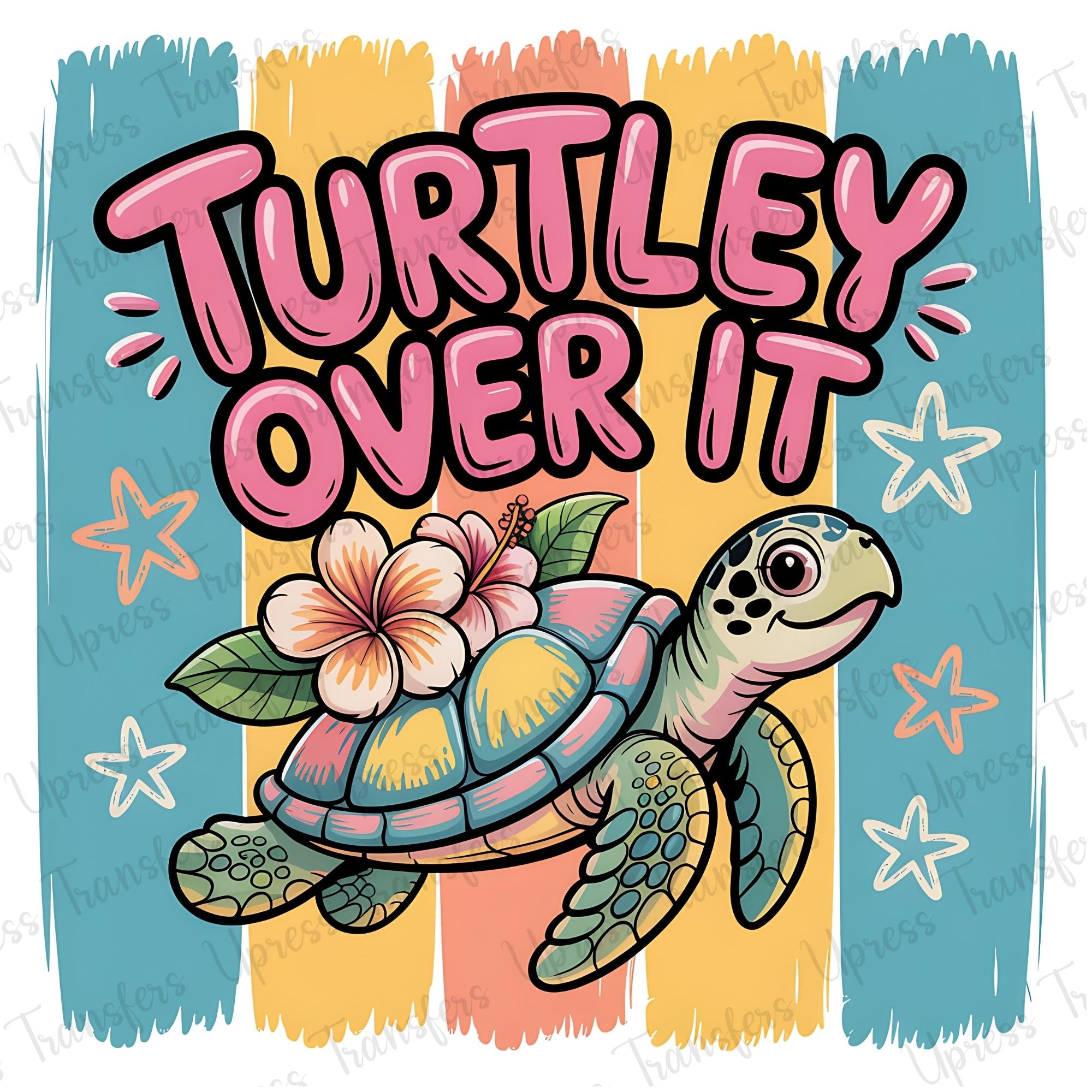 Turtley Over It Stripes