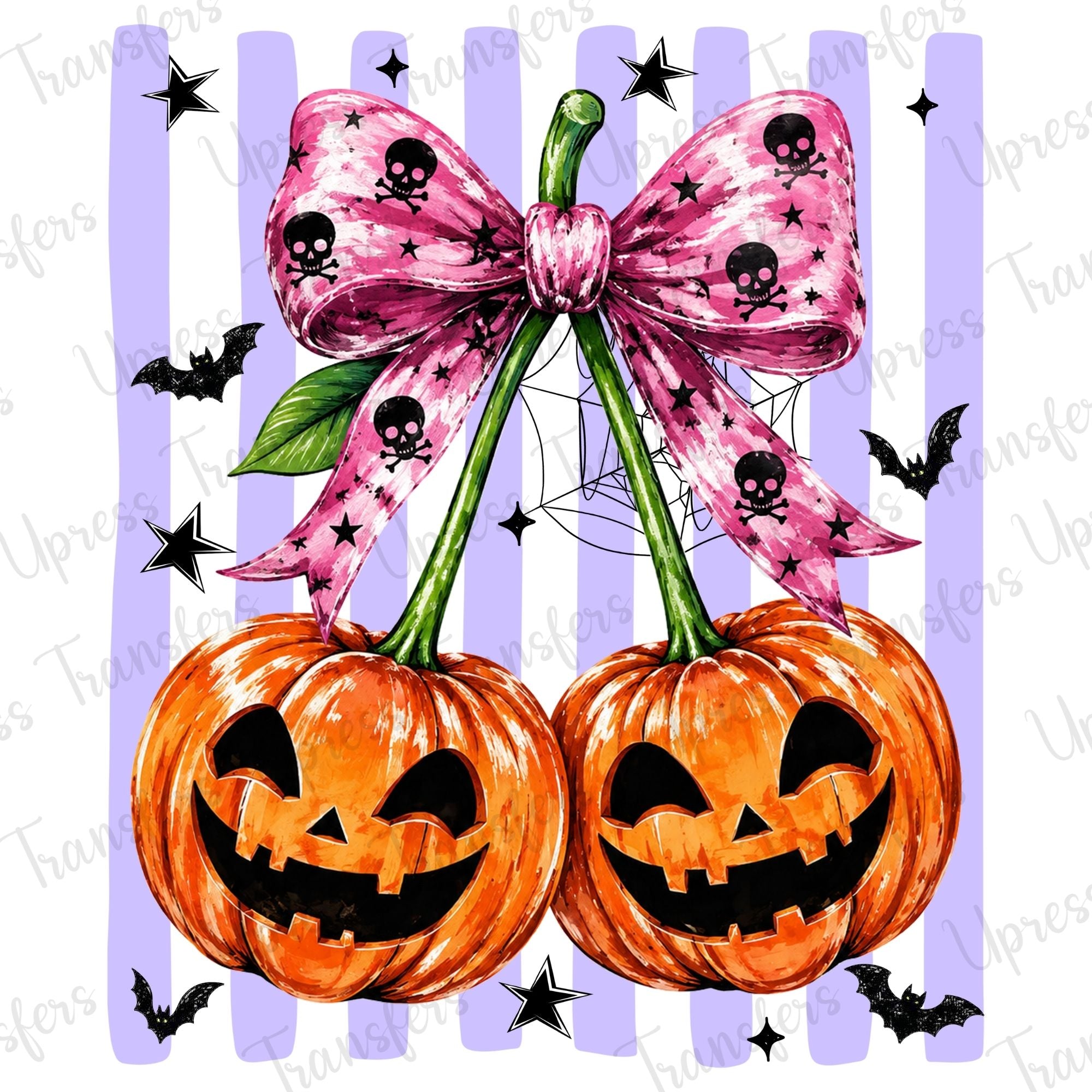 Two Cheerful Pumpkins