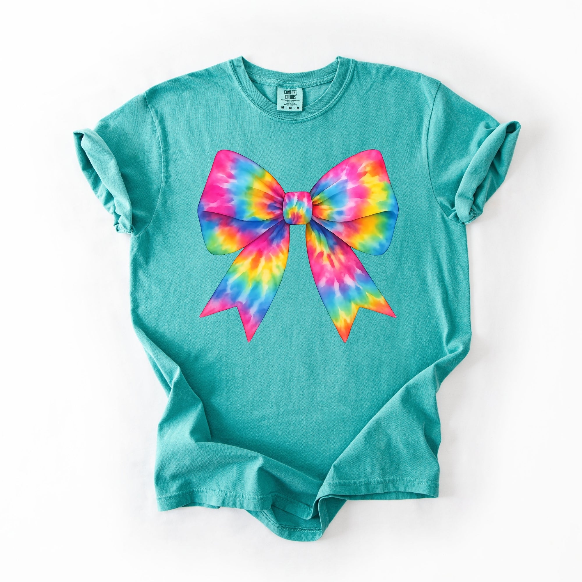 Tye Dye Rainbow Bow