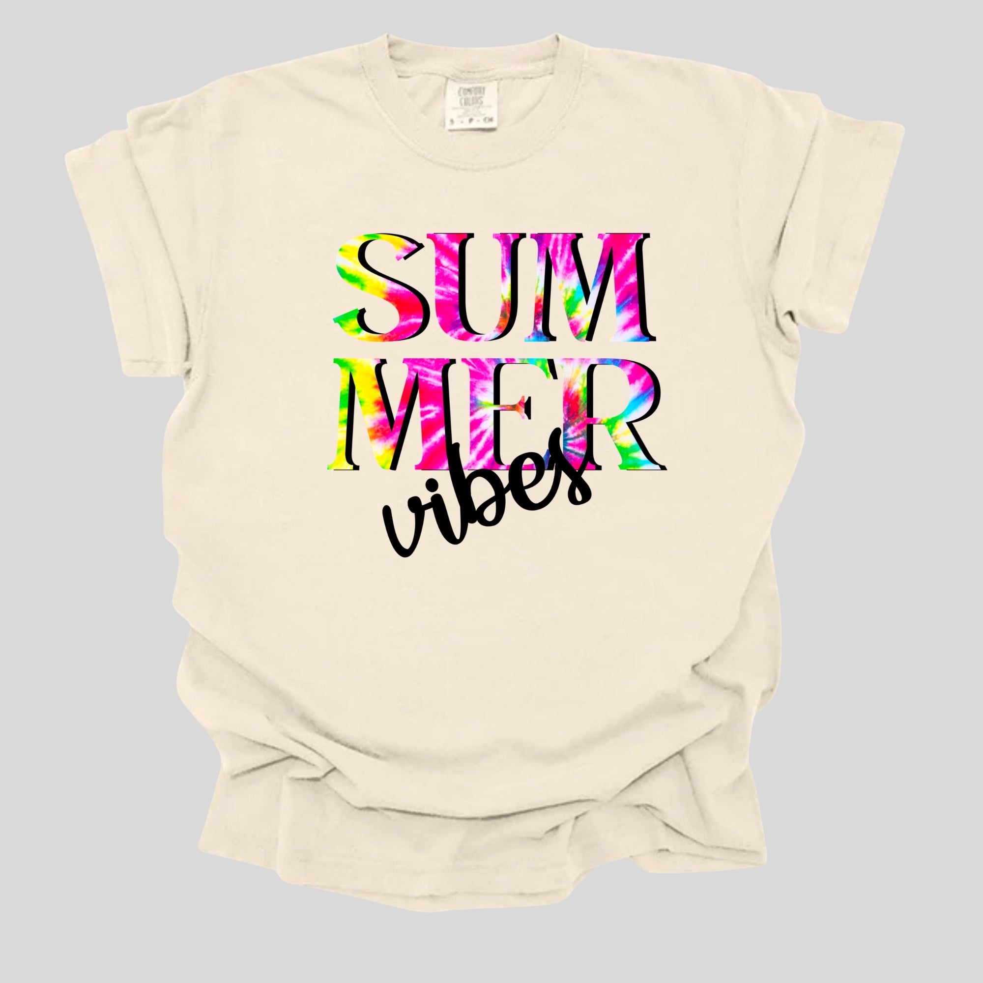 Tye Dye Summer Vibes Neon
