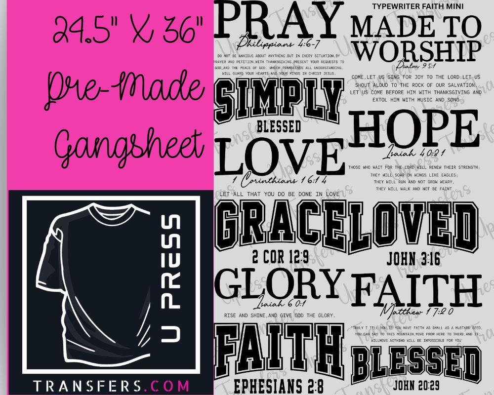 Typewriter Faith Mini