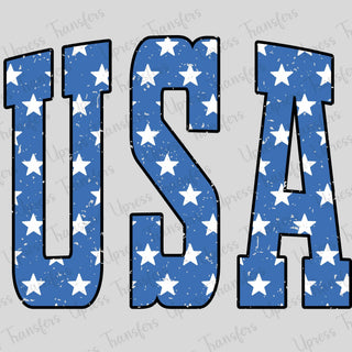 USA Blue And Stars