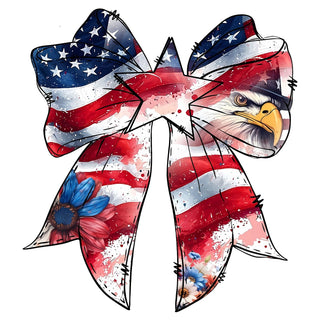 USA Bow With Eagle