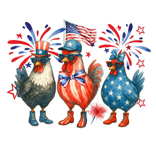 USA Chickens Trio