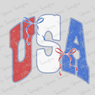USA Distressed with Bows