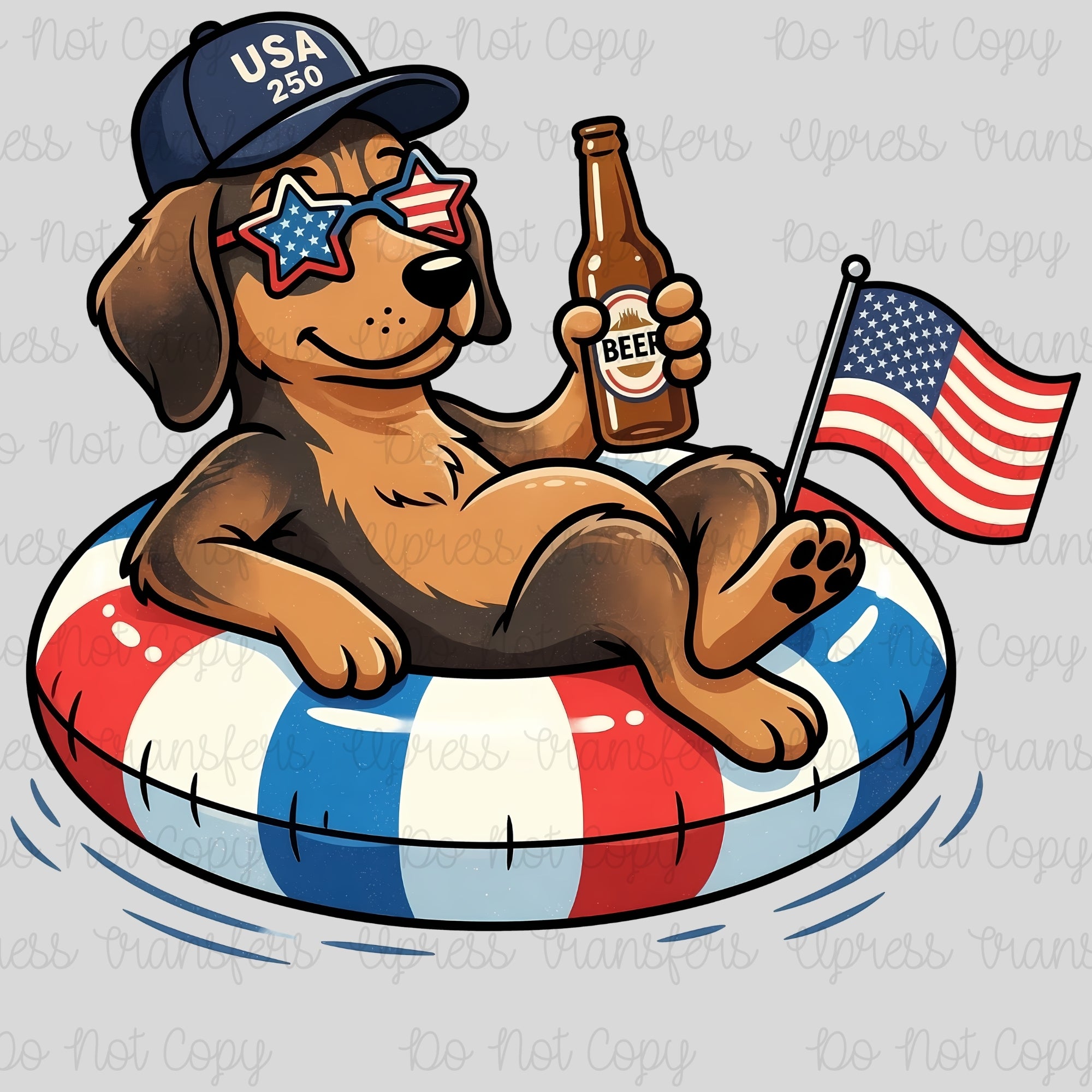 USA Dog Float