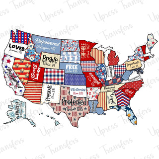 USA Patterned Labeled States